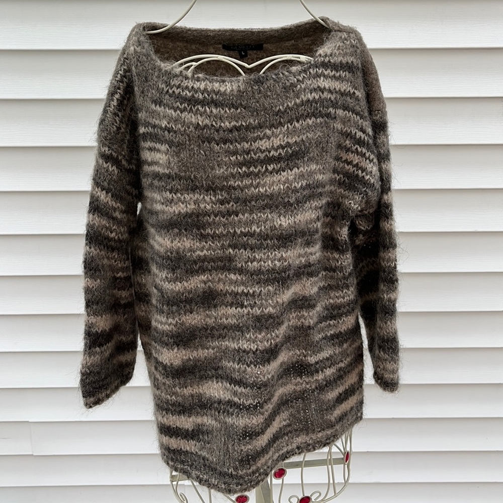 Gemelli made in Italy alpaca mohair blend size large